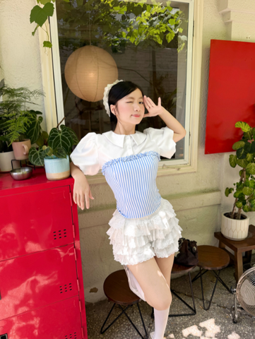ÁO EMMA SỌC XANH