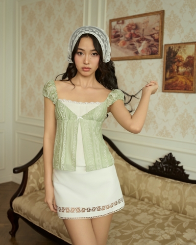 VÁY RAYE TRẮNG