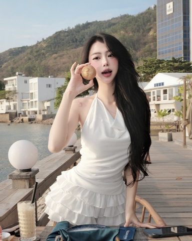 ÁO AZAMI TRẮNG