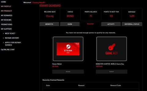 Nhận Code game hoặc Steam Code miễn phí cùng MSI