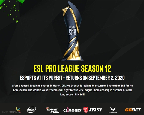 MSI  LÀ NHÀ TÀI TRỢ CHÍNH THỨC CHO ESL PRO LEAGUE MÙA 12