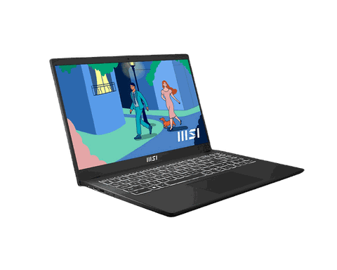 Msi modern 14 - cổng kết nối trái