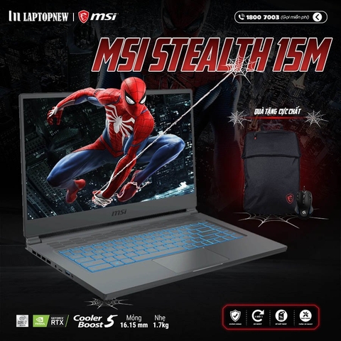 Laptop MSI Stealth 15M A11SDK 061VN