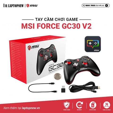 MSI - Controller MSI Force GC30 V2 (Black)