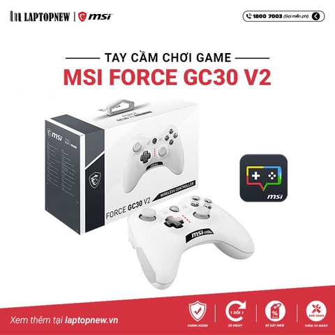 MSI - Controller MSI Force GC30 V2 (White)