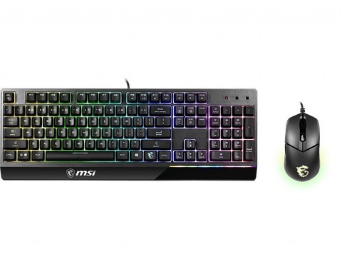 Combo Keyboard Mouse MSI VIGOR GK30 US (Black) & Clutch GM11