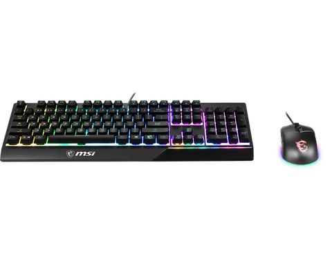 Combo Keyboard Mouse MSI VIGOR GK30 US (Black) & Clutch GM11