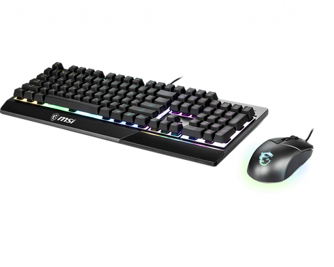 Combo Keyboard Mouse MSI VIGOR GK30 US (Black) & Clutch GM11