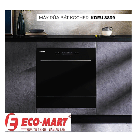 Đánh Giá Tổng Quan Máy Rửa Bát Kocher KDEU-8839 Dòng 8 Bộ - Có Điểm Gì Nổi Bật?