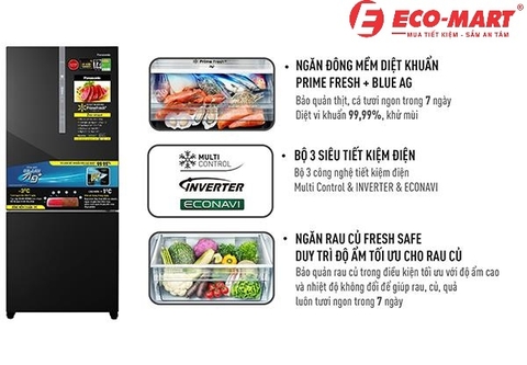 Đánh giá tủ lạnh Panasonic NR-BX421WGKV 380L: Sự lựa chọn thông minh cho gia đình hiện đại