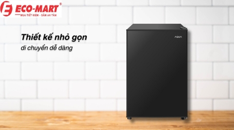 Tủ lạnh Aqua 90 lít AQR-D100FA(BS) - khách sạn, phòng trọ, văn phòng... đều nên có