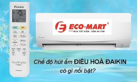 Kết hợp chế độ hút ẩm Dry và Mold điều hòa Daikin  FTXM35XVMV giúp khử ẩm hiệu quả