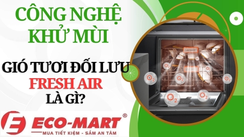 Công Nghệ Sấy Khí Tươi Fresh Air 168H Là Gì? Ưu Điểm Trên Máy Rửa Bát Kocher X15B