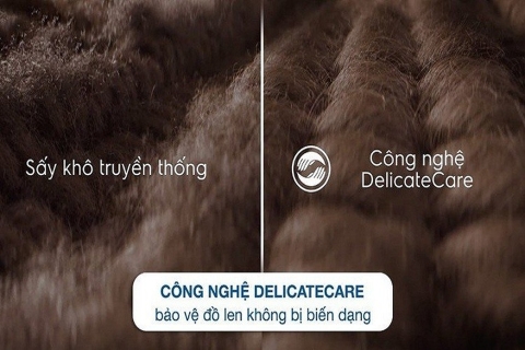 Công nghệ sấy DelicateCare – Sấy nâng niu trang phục cao cấp của máy sấy Electrolux 2024