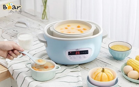 2 nồi chưng yến - nấu chậm của Bear nên mua