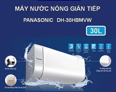 Review chi tiết bình nóng lạnh Panasonic DH-30HBM 30 lít