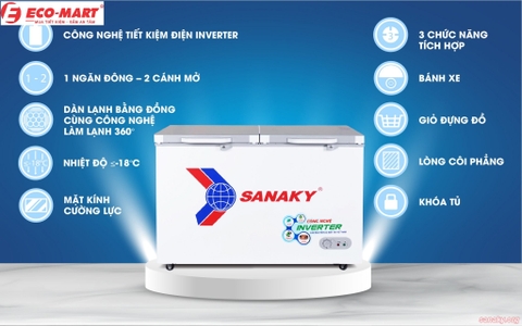VH-3699A4K tủ đông Sanaky được bán chạy nhất có gì đặc biệt?