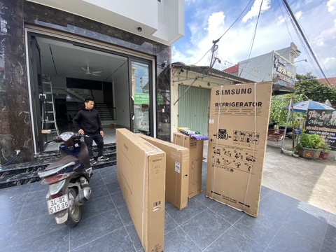 Quá Trình Lắp Đặt Tivi Tủ Lạnh Máy lọc nước tại Quảng Cư, Cẩm Đoài, Cẩm Giàng, Hải Dương