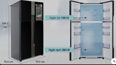 Đánh giá chi tiết tủ lạnh Panasonic NR-DZ601IGKV: Thiết kế đẹp, lọc khí Nanoe X, ngăn đông mềm Prime Fresh+