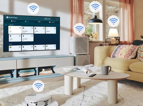 Mua TV Samsung Crystal UHD 4K 55 inch 55CU8500 mới 2023 sẽ nhận đầy đủ tiện ích như này