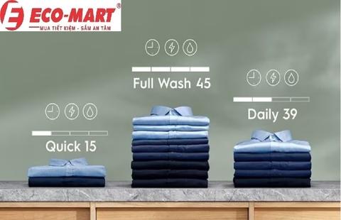 Phân tích công nghệ Full Wash 45 – Giặt nhanh đầy tải 45 phút của máy giặt Electrolux 2024