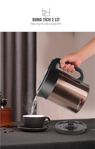 Review ấm siêu tốc SW1625, năm 2023