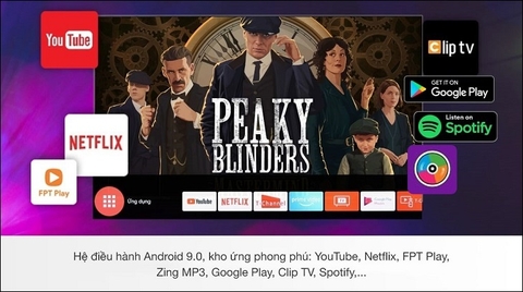 Những tiện ích của hệ điều hành Android chạy Google tivi