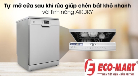 Tính năng tự động hé cửa của máy rửa bát Electrolux ESF5512LOX hoạt động như thế nào?