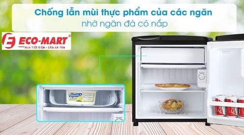 Vì sao bạn nên mua tủ lạnh Aqua 50 lít AQR-D59FA(BS) - Tiện ích và Phong cách