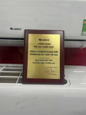 Eco-Mart Đối tác Chiến lược Gree 2025, khẳng định uy tín phân phối điều hòa Gree chính hãng cùng dịch vụ chuyên nghiệp