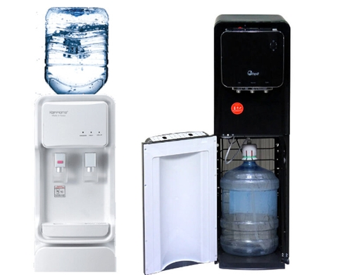 Ưu và nhược điểm của cây nước nóng lạnh hút bình và úp bình