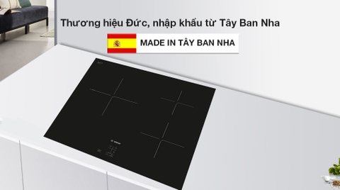 Review chi tiết bếp từ Bosch PUC61KAA5E 3 vùng nấu cao cấp