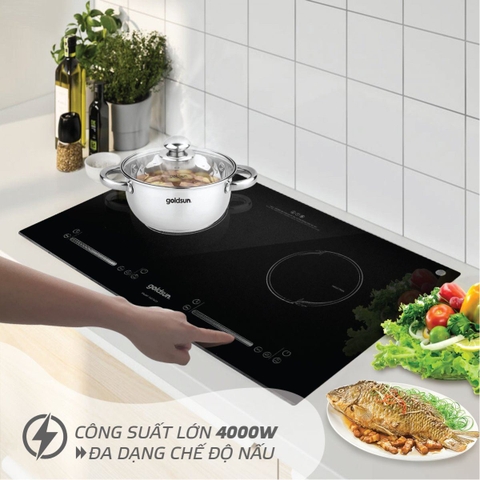 So sánh bếp từ đôi Goldsun GDI7402 và GDI7410