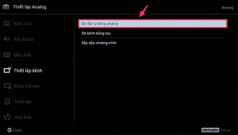 Hướng dẫn cách dò kênh trên TV Sony đơn giản (có hình ảnh chỉ dẫn)
