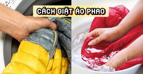Hướng dẫn cách giặt áo phao bằng máy giặt đúng chuẩn, bền, đẹp với thời gian