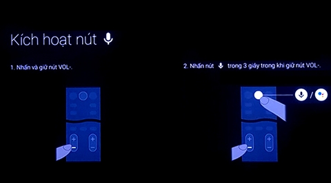 Hướng dẫn cách tìm kiếm giọng nói trên tivi Sony