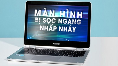 Màn hình laptop bị đen, sọc, nhấp nháy là lỗi gì?