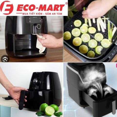 Cách khử mùi thực phẩm trong nồi chiên không dầu