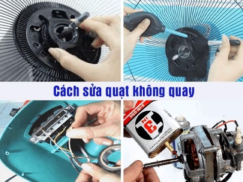 Nguyên nhân quạt cây không quay và cách khắc phục