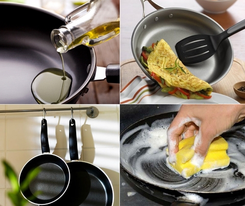 Nguyên tắc khi sử dụng chảo chống dính để bảo vệ sức khỏe