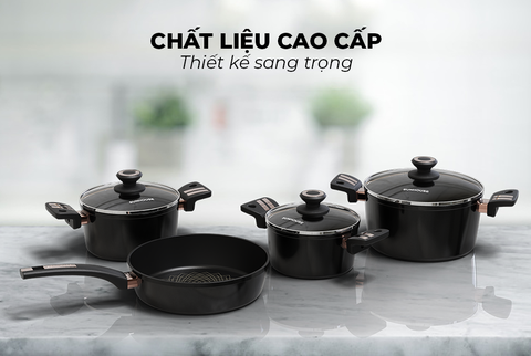 Chất liệu của bộ nồi làm bằng gì? có công dụng đặc biệt thế nào trong nấu ăn?