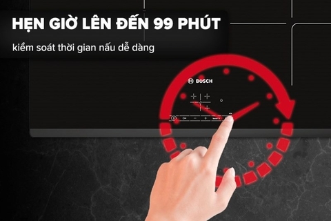 Lợi ích của tính năng hẹn giờ trên bếp từ