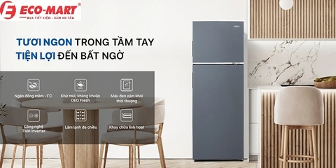 Vì sao nói: Tủ lạnh Aqua AQR-T299FA(SL) dưới 300L bán chạy nhất