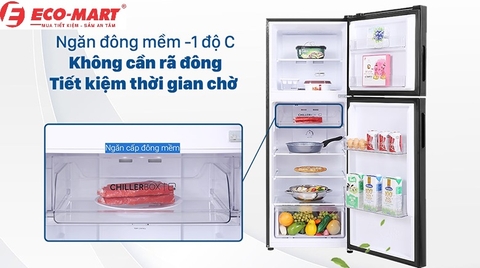 Khám phá tủ lạnh Aqua Inverter 211 lít AQR-T238FA(FB) có đông mềm