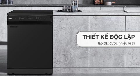 Review máy Rửa bát Comfee CDWEF1401HB-W-VN 14 bộ độc lập GIÁ SỐC