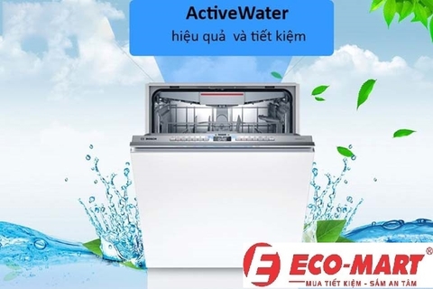 Máy Rửa Bát Bosch Bán Âm SMI6ZCS16E Tiết Kiệm Nước Và Điện Như Thế Nào?