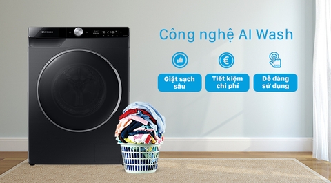 Công nghệ AI Wash trên máy giặt Samsung và những điều cần biết?