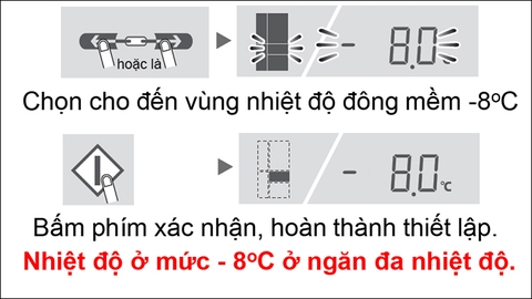 Ngăn đông mềm trên tủ lạnh Sharp sử dụng như nào?