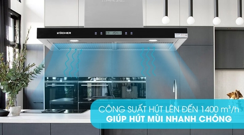 Đánh giá chi tiết máy hút mùi Kocher K-225C70