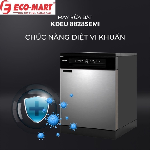Lợi ích của việc sử dụng máy rửa bát Kocher KDEU8828(SM) cho gia đình